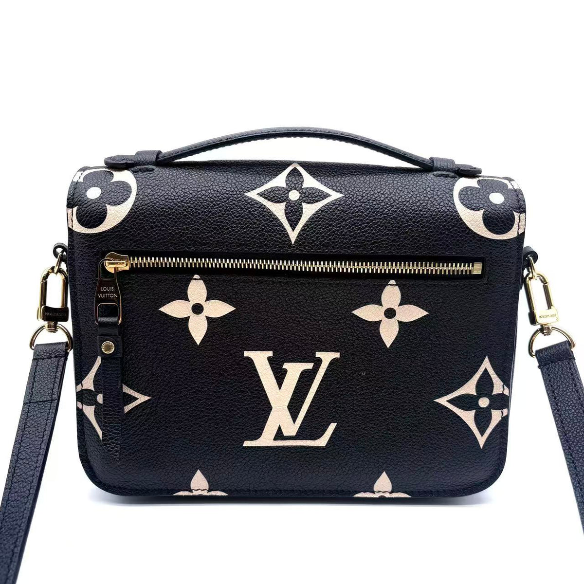 Pochette Métis Bicolor Monogram Empreinte Leather
