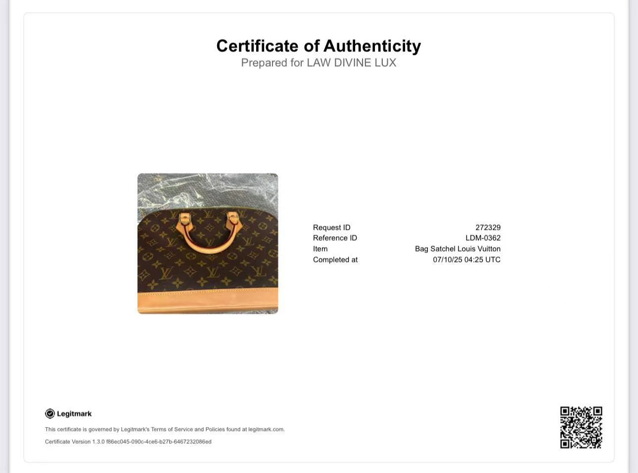 Louis Vuitton Pre-Owned Monogram Alma PM