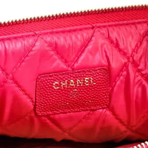 Boy O Case Clutch Quilted Caviar Large Twins