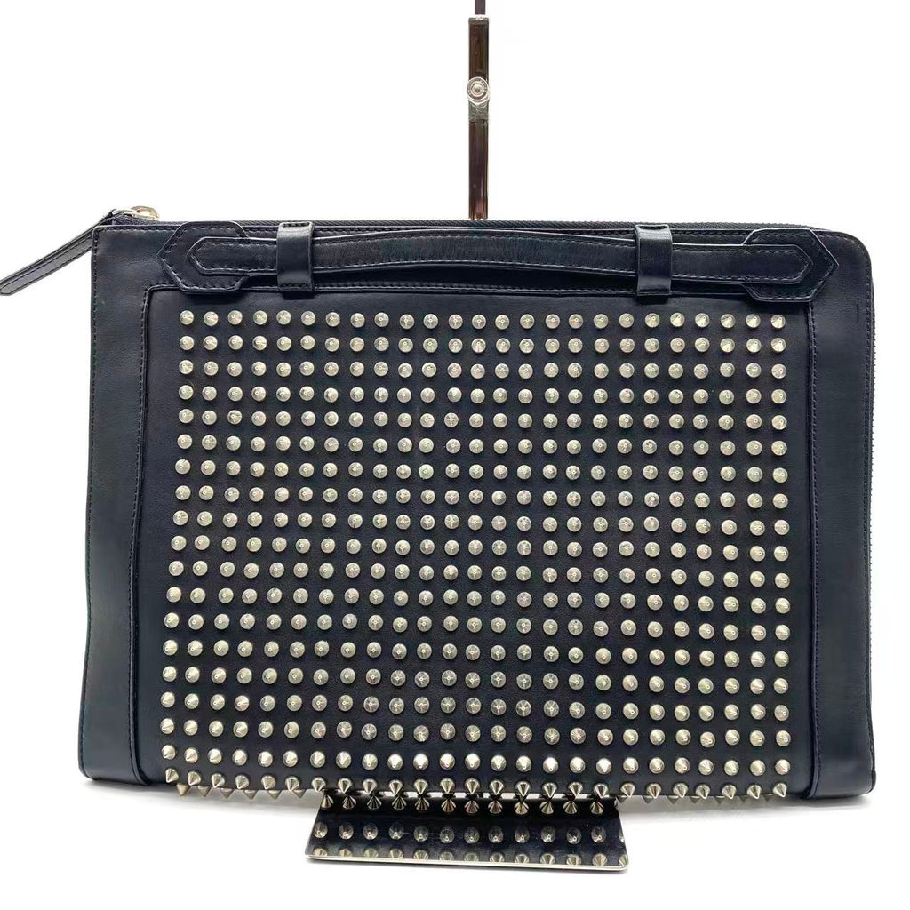 Shoepeaks leather clutch bag