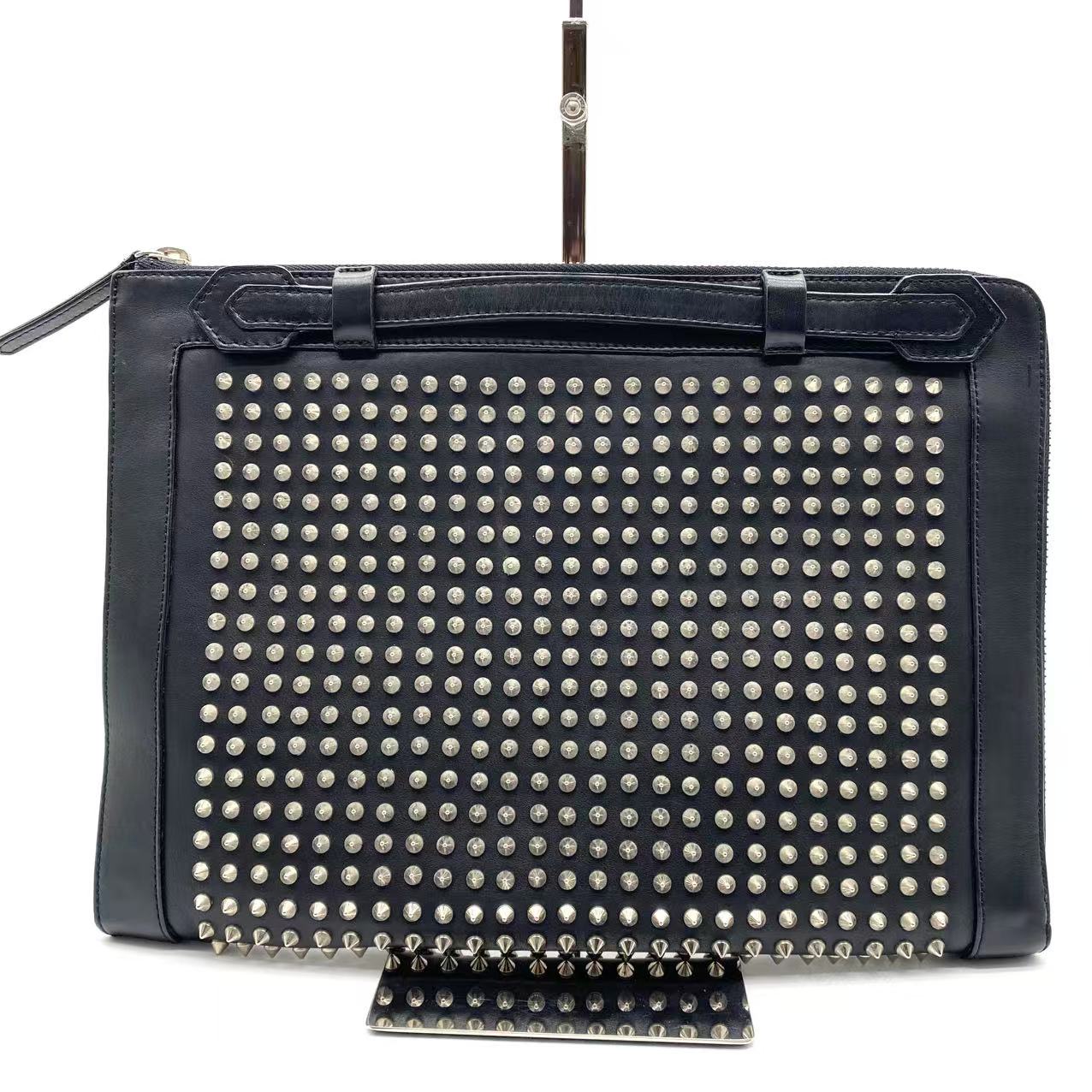Shoepeaks leather clutch bag