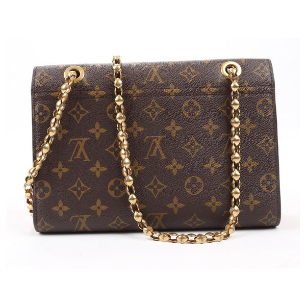 Victoire Handbag Monogram Canvas and Leather Twins