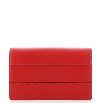 Queen Margaret Chain Wallet Leather Mini twins