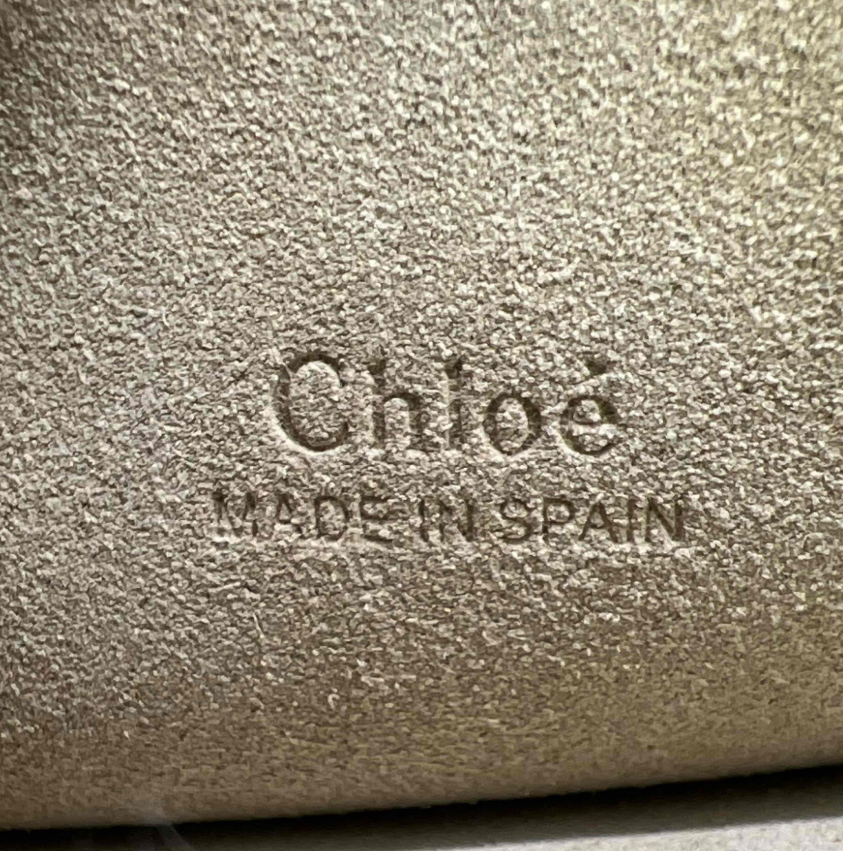 Chloe Black Leather and Suede Mini Faye Crossbody Bag B24309