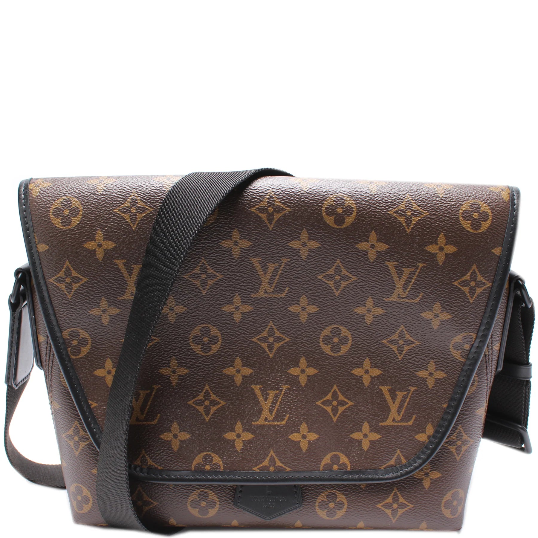 Louis Vuitton Monogram Macassar Canvas Magnetic Messenger Bag LDJ3703 twins LDJ3703