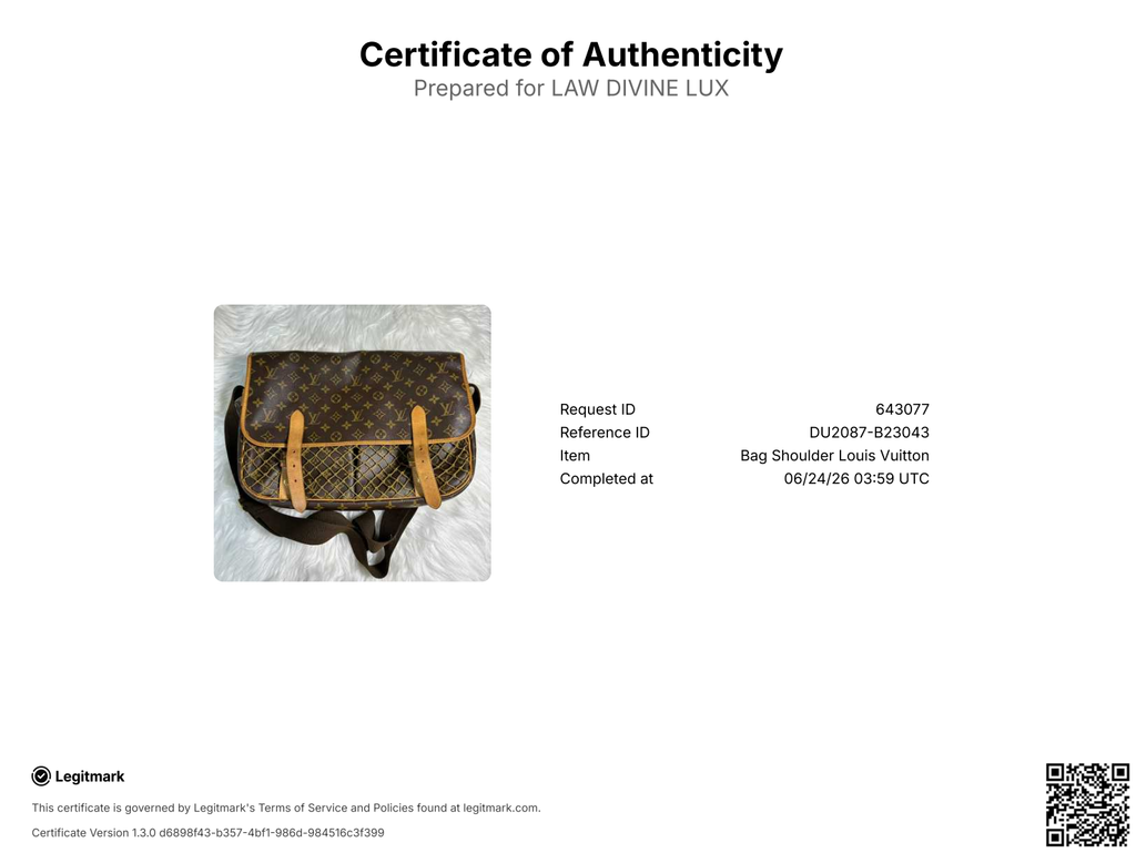 Louis Vuitton Monogram Canvas Congo GM Messenger Bag Twins B23043