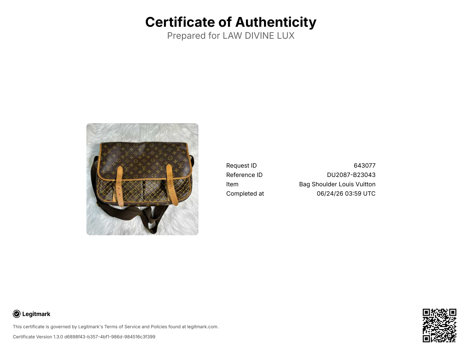 Louis Vuitton Monogram Canvas Congo GM Messenger Bag Twins B23043