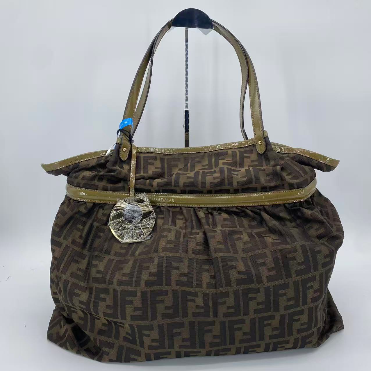Borsa a tracolla in tela Fendi Zucca Tote