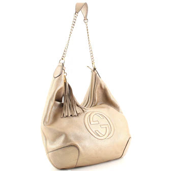 Soho Chain Hobo Leather Medium