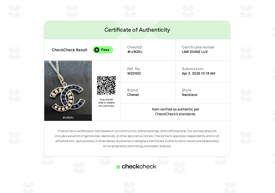 Chanel CC mark necklace W20932