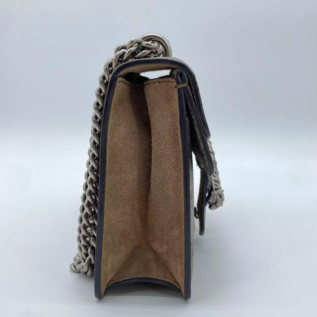 GG Supreme Monogram MIni Dionysus Shoulder Bag Taupe