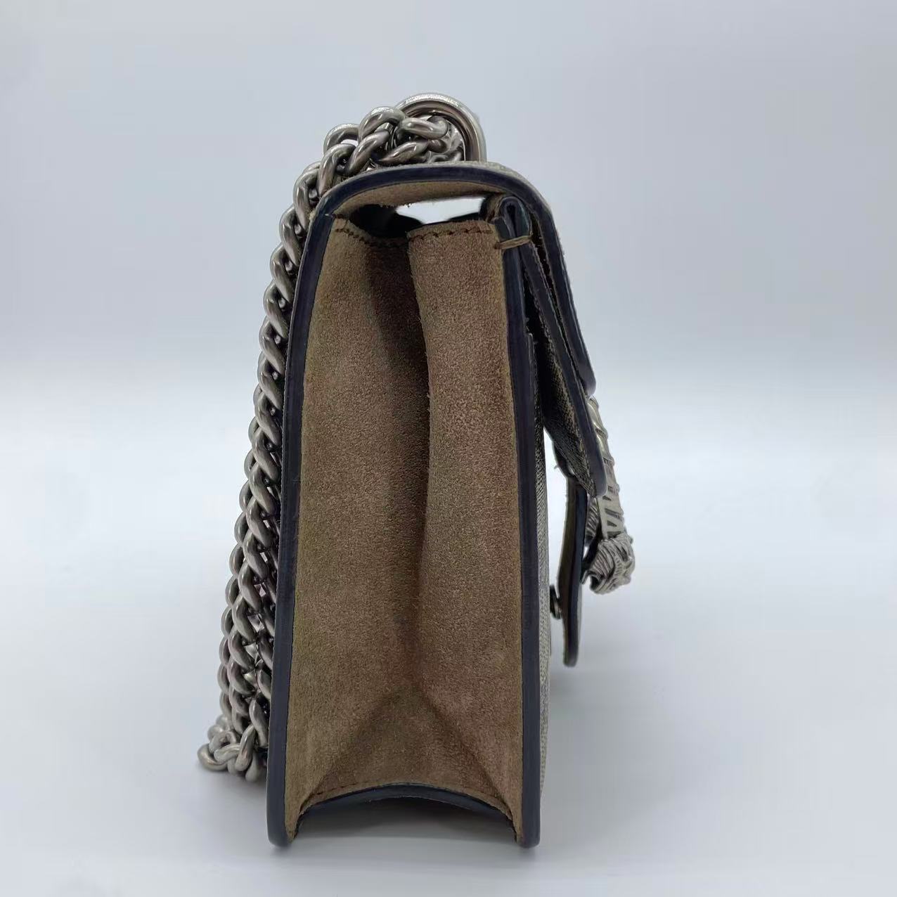 GG Supreme Monogram MIni Dionysus Shoulder Bag Taupe