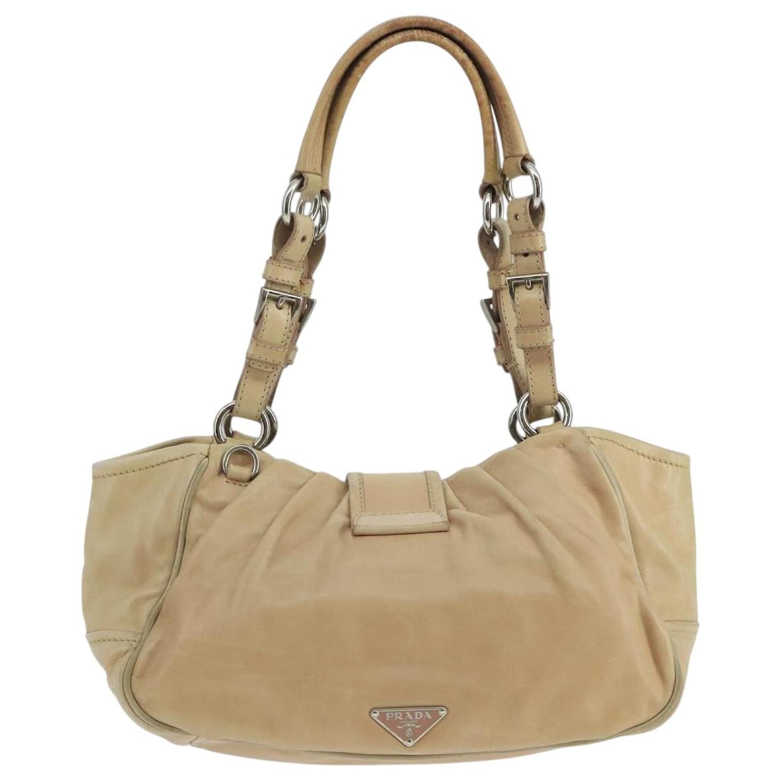 Soft Calf Pocket Shoulder Bag Cipria Talco twins