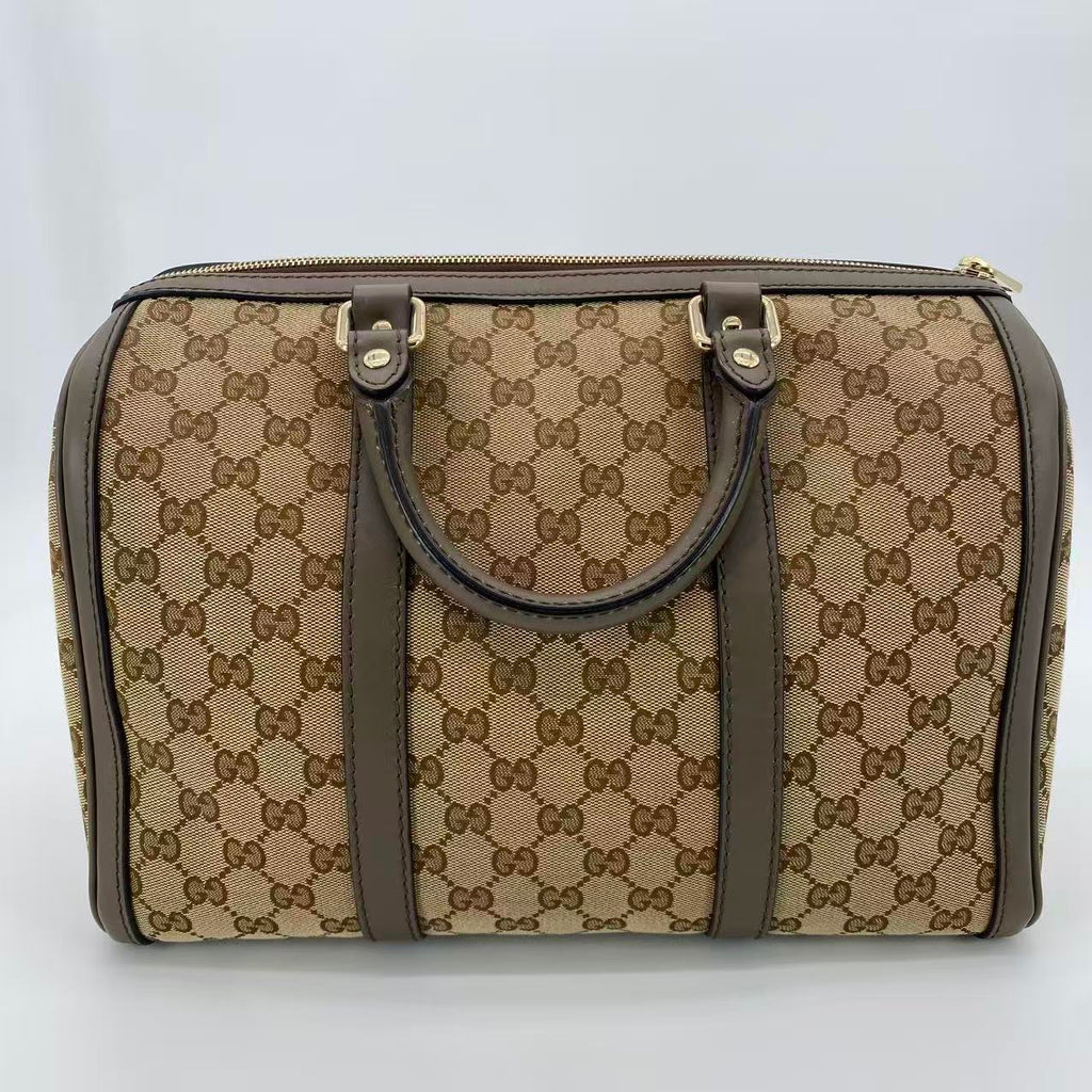 Joy Boston Bag GG Coated Canvas Medium