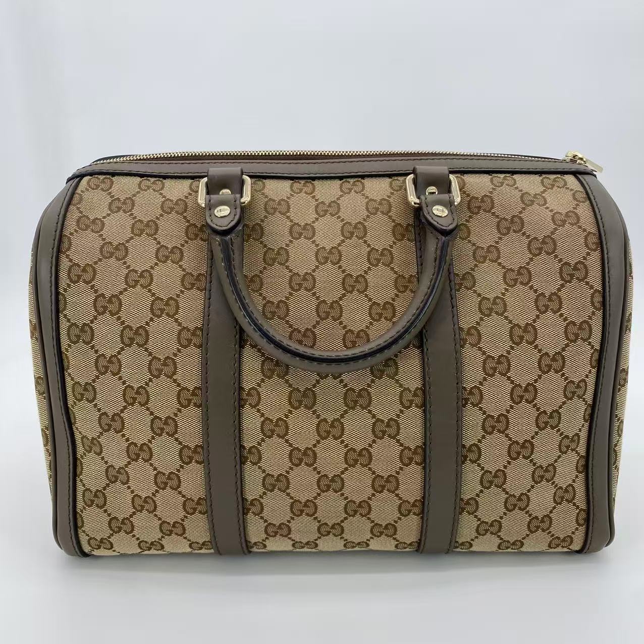 Joy Boston Bag GG Coated Canvas Medium