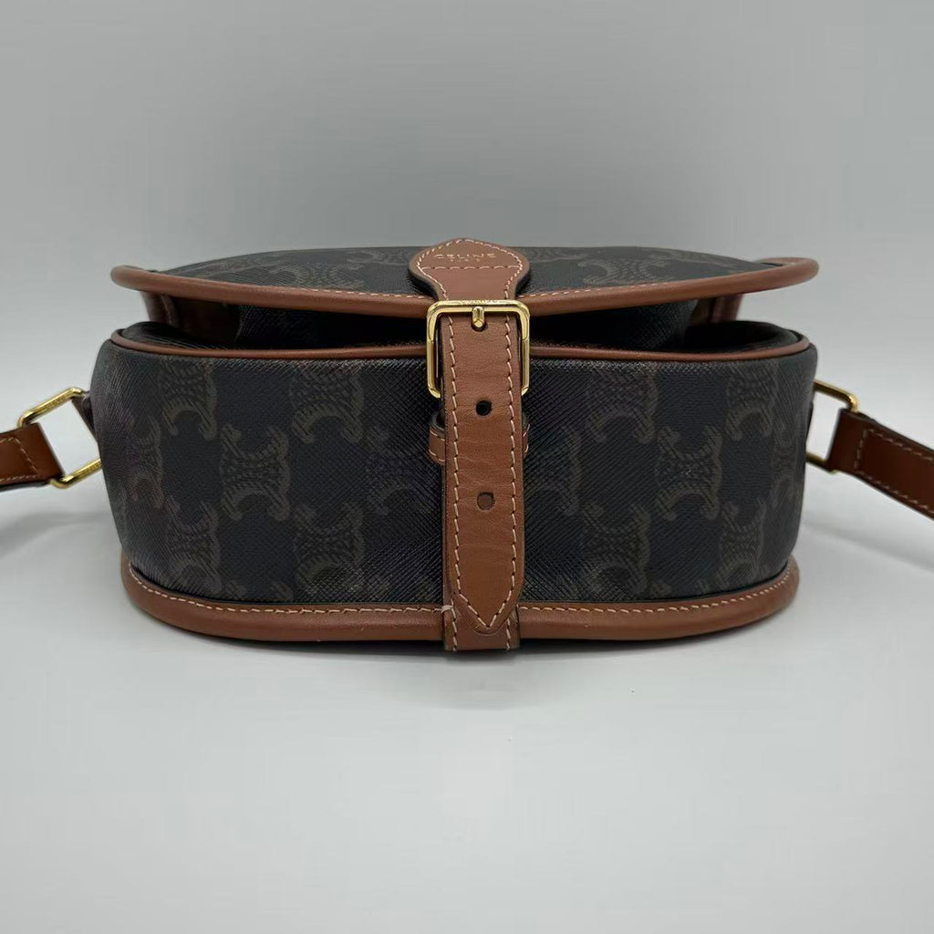Folco Bag Triomphe Coated Canvas Large
