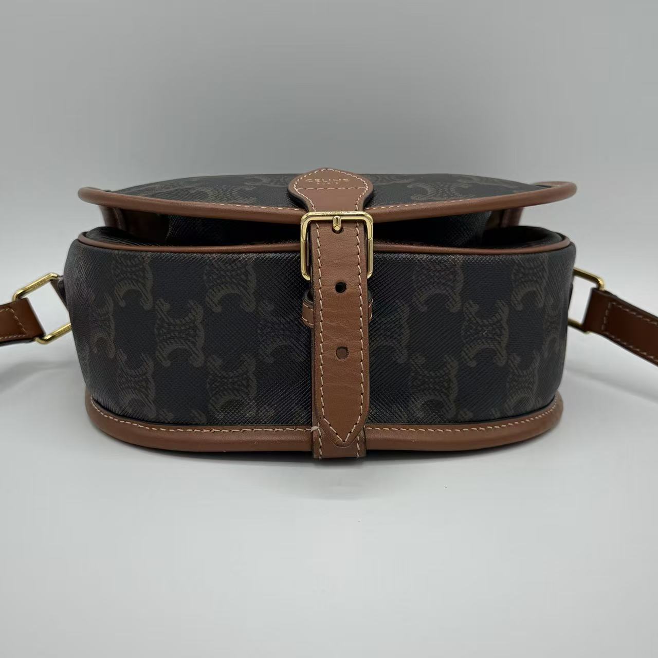 Folco Bag Triomphe Coated Canvas Large