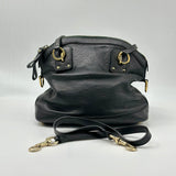 Gucci GG Charm Convertible Dome Satchel Python Large