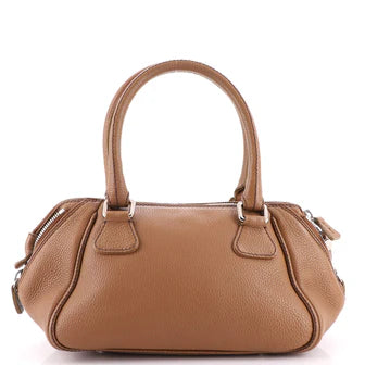 Lax Tassel Bag Pebbled Leather Medium - twins