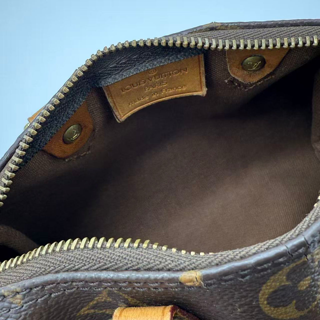 Speedy Bandouliere Bag Monogram Canvas Nano