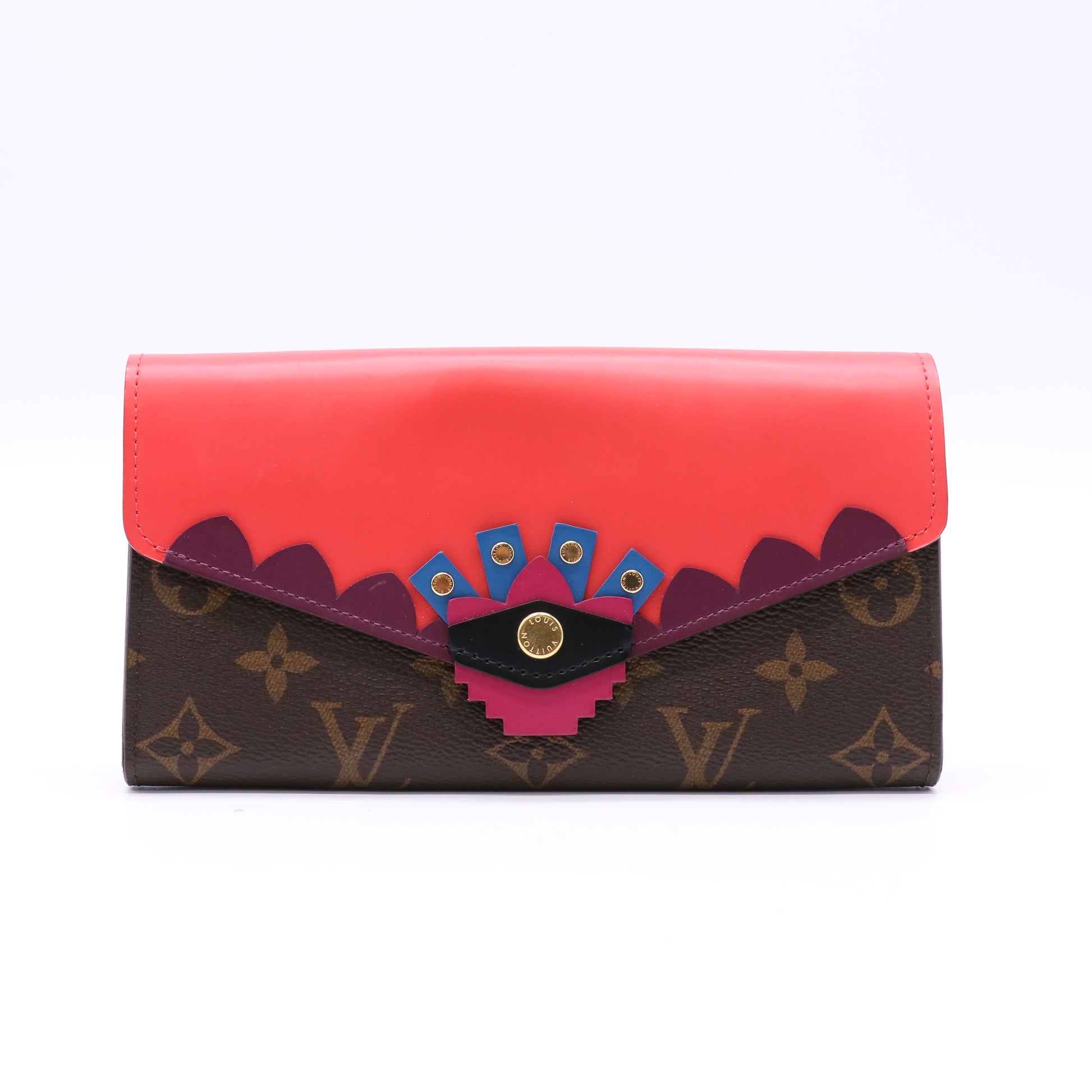 Monogram Totem Sarah Wallet Flamingo twins LDJ5792