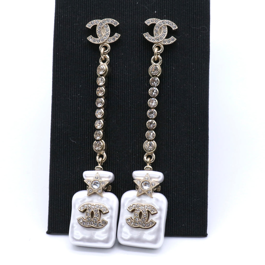 Bottle cc earrings twins