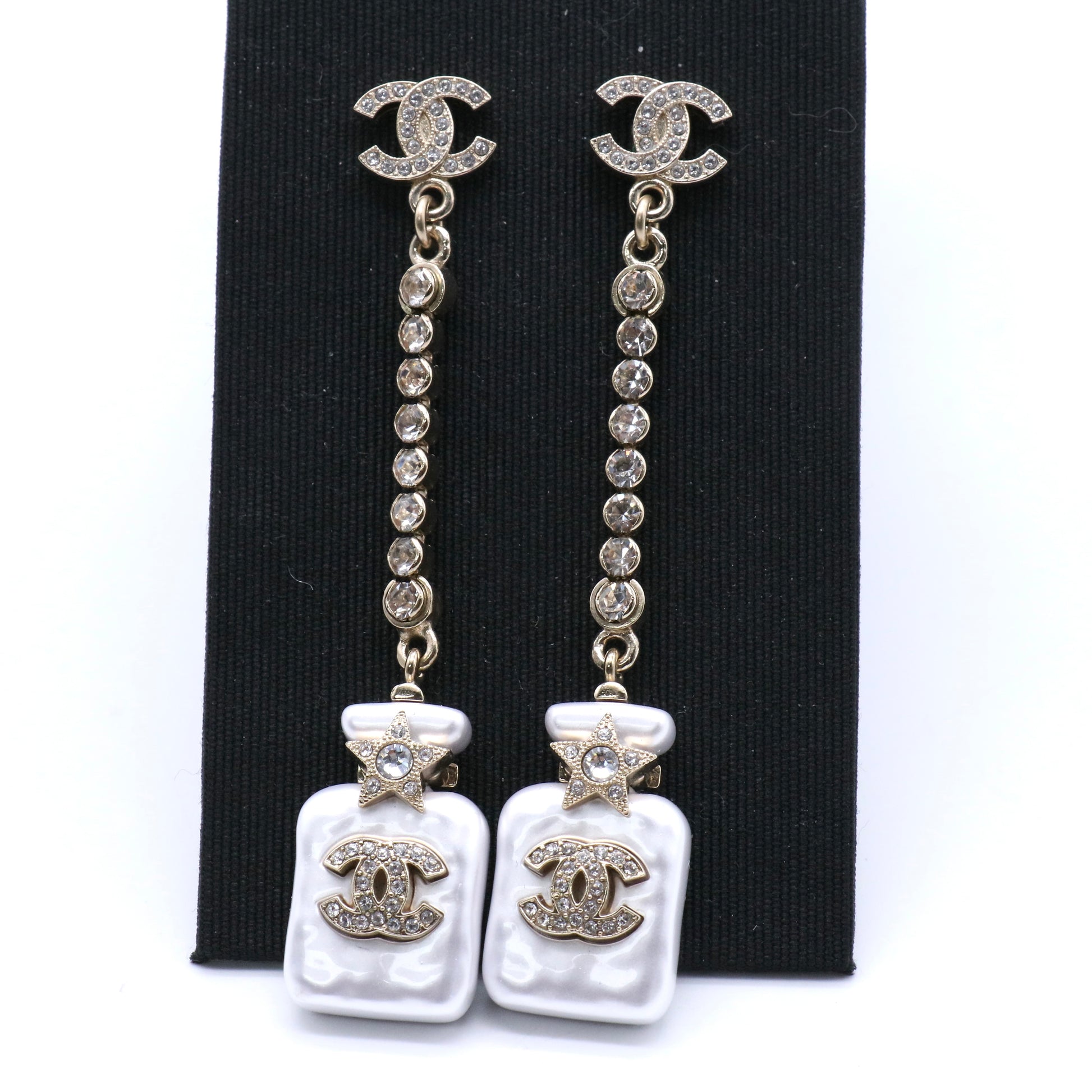 Bottle cc earrings twins