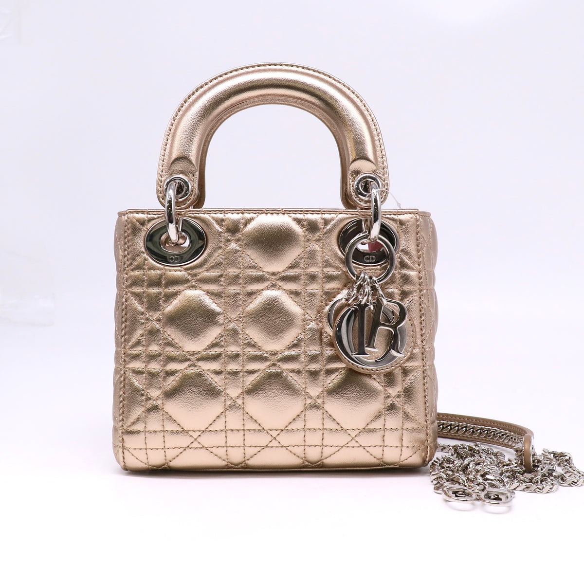 Lady Dior Chain Bag Cannage Mini Twins LDJ6694