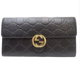 GUCCI Guccissima Icon Continental Wallet Black