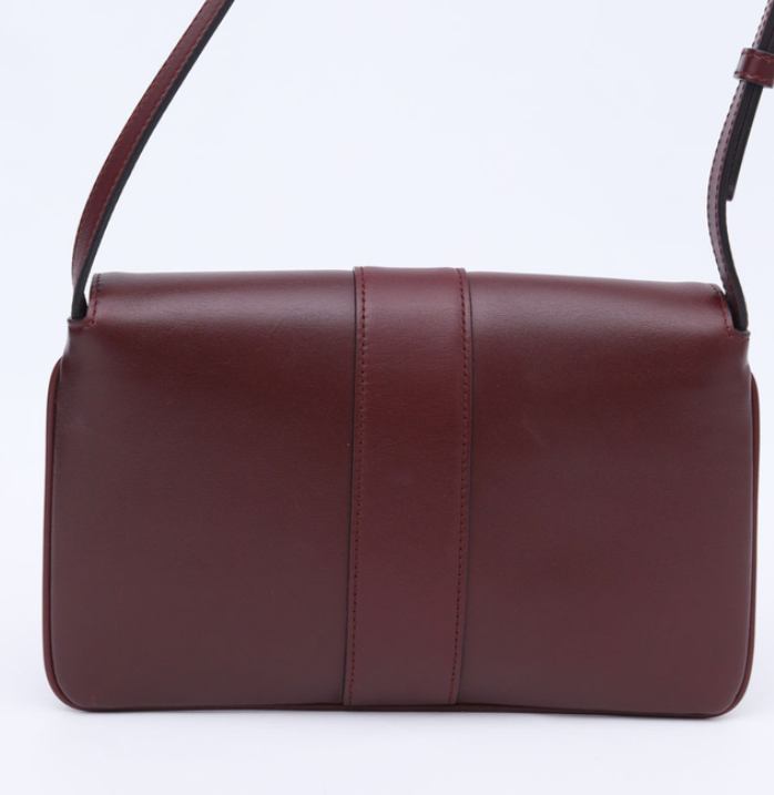 Burgundy Leather Small Arli Crossbody Ba twins