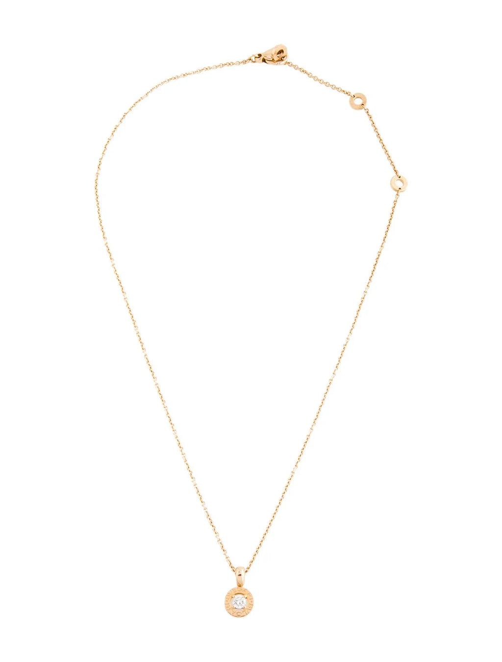 Bvlgari 18K Diamond Bvlgari Bvlgari Pendant Necklace Twins LDZ1267