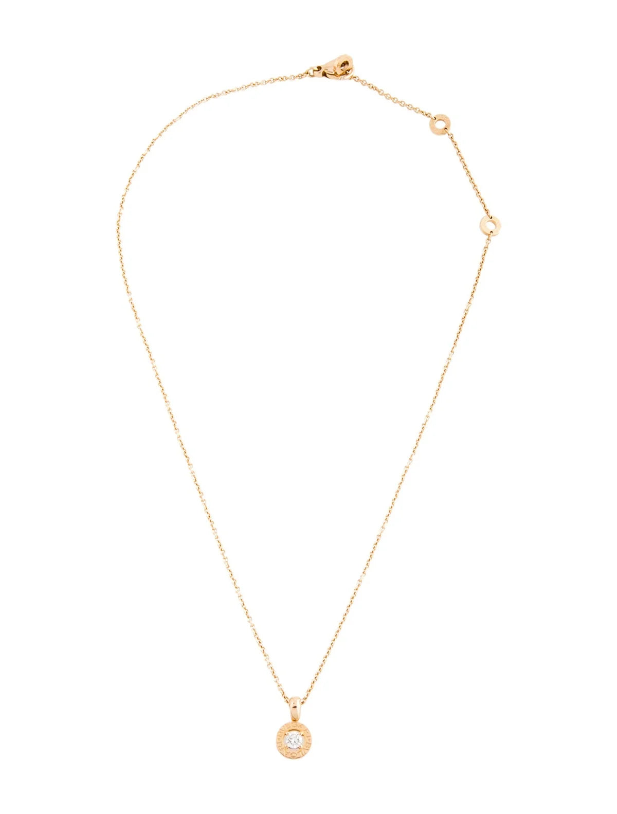 Bvlgari 18K Diamond Bvlgari Bvlgari Pendant Necklace Twins LDZ1267