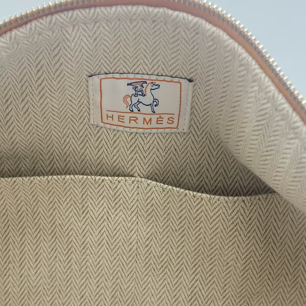Hermès Toile Bride-A-Brac Cabriole Travel Case