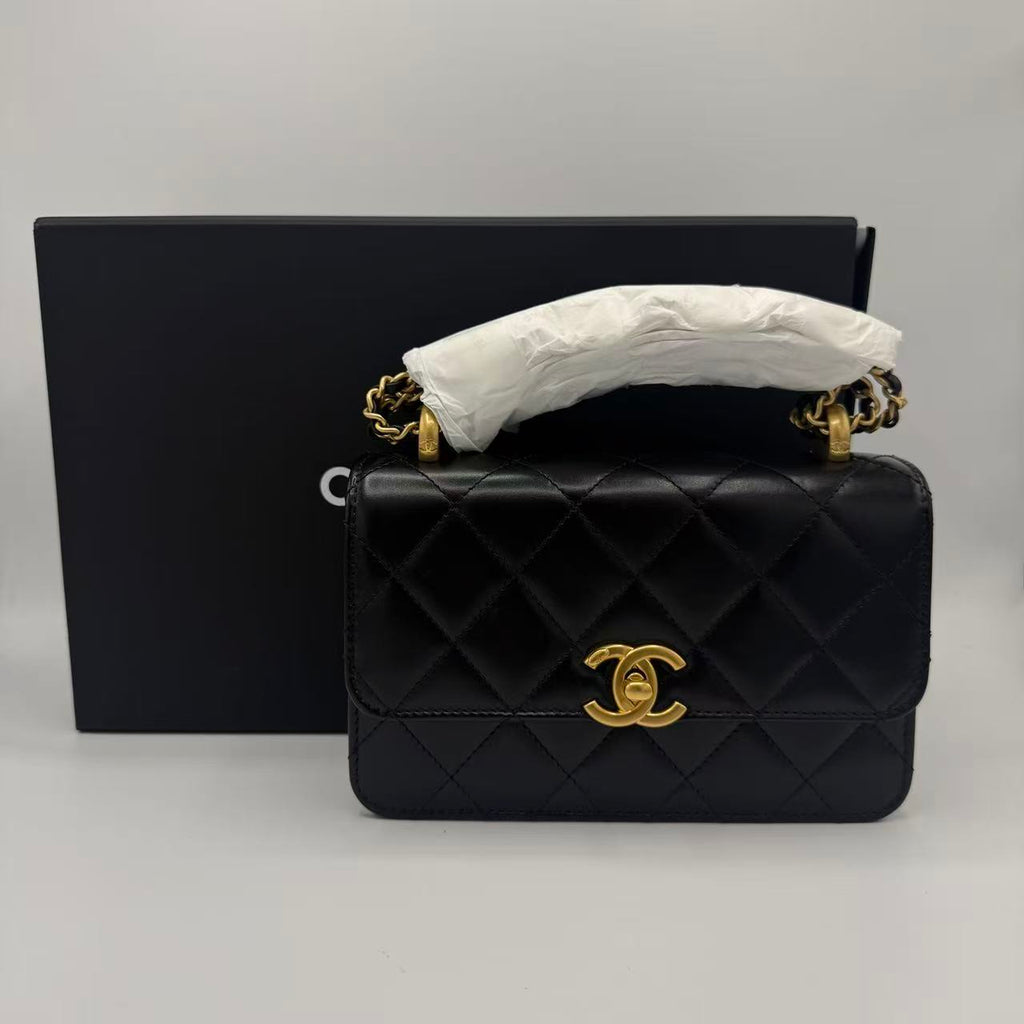 Mini Size Flap Bag with Adjustable Strap