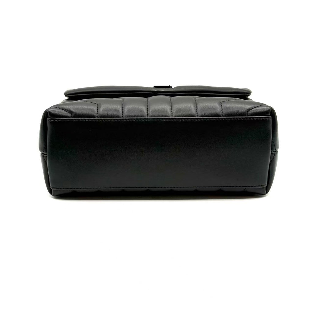 Loulou Shoulder Bag Matelasse Chevron Leather