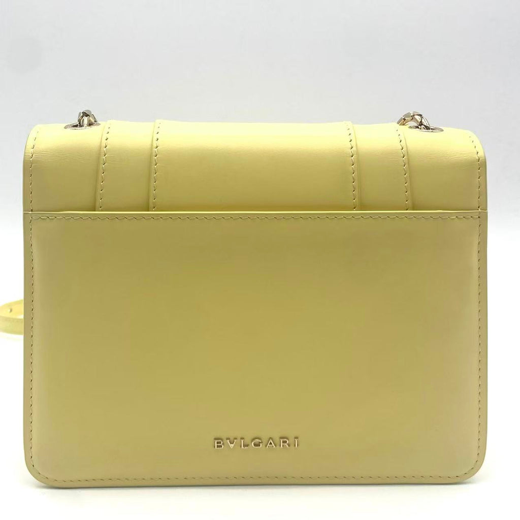 Calfskin Serpenti Forever Shoulder Bag Yellow