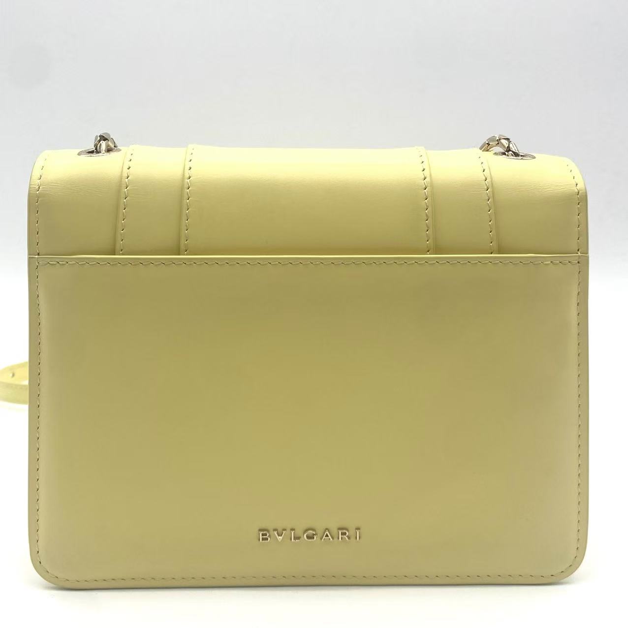Calfskin Serpenti Forever Shoulder Bag Yellow