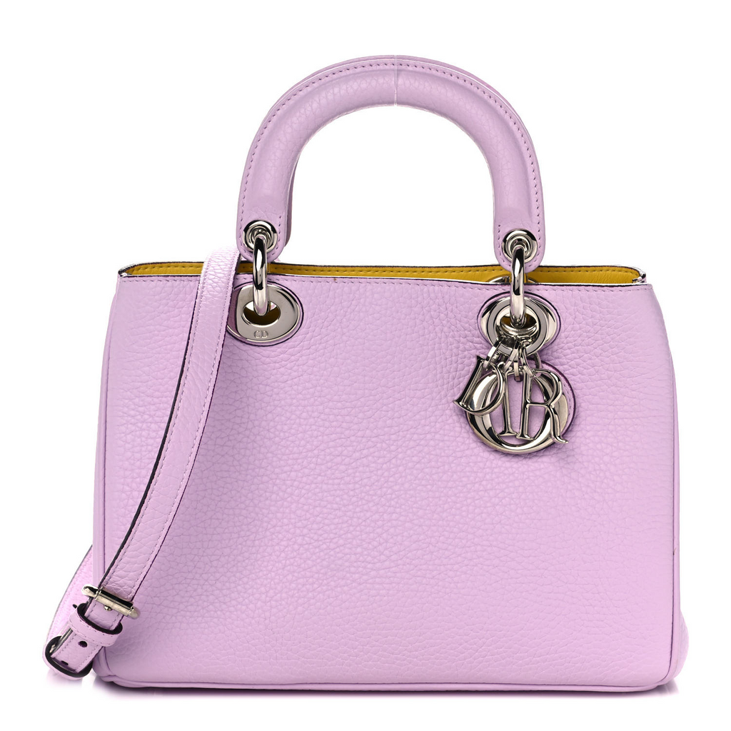 Diorissimo Tote Pebbled Leather Medium twins