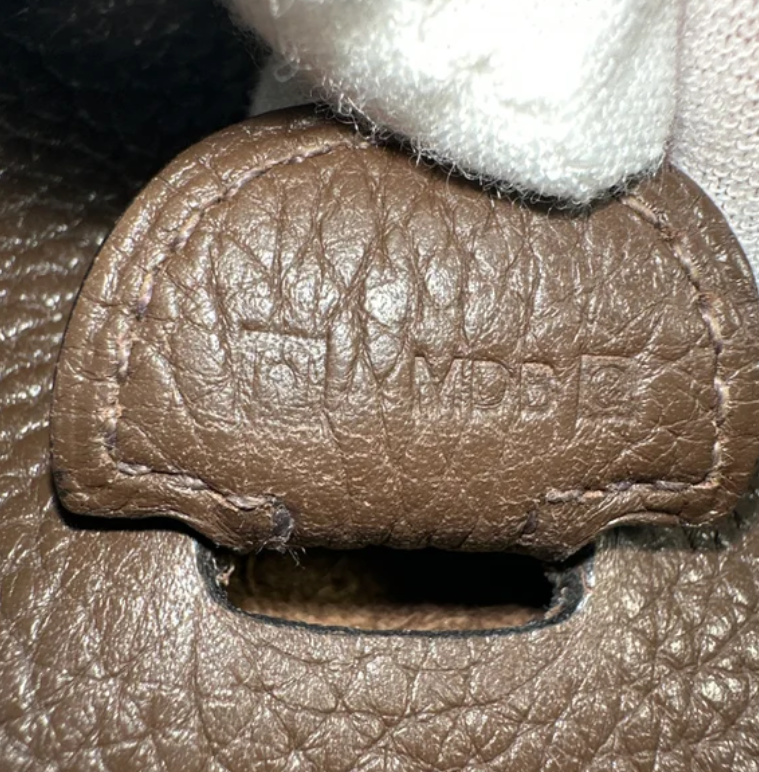 Hermes Taurillon Clemence Evelyne IlI PM Chocolate twins B24164