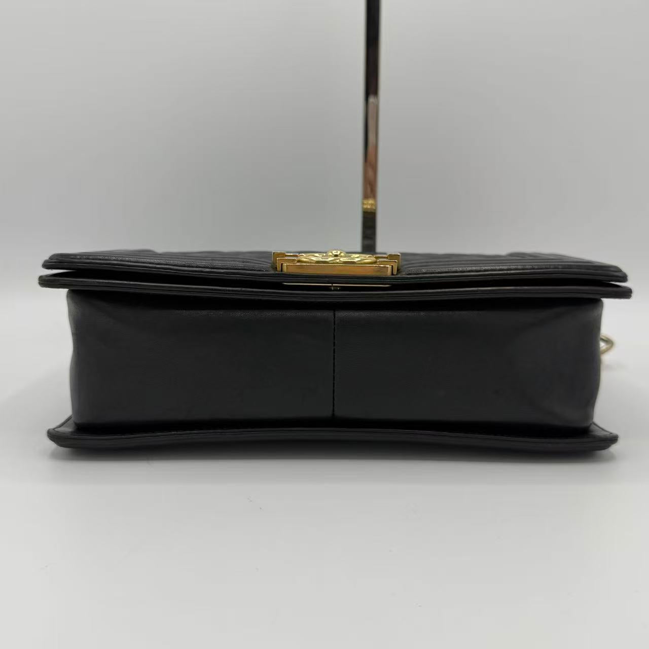 Boy Flap Bag Quilted Lambskin Old Medium