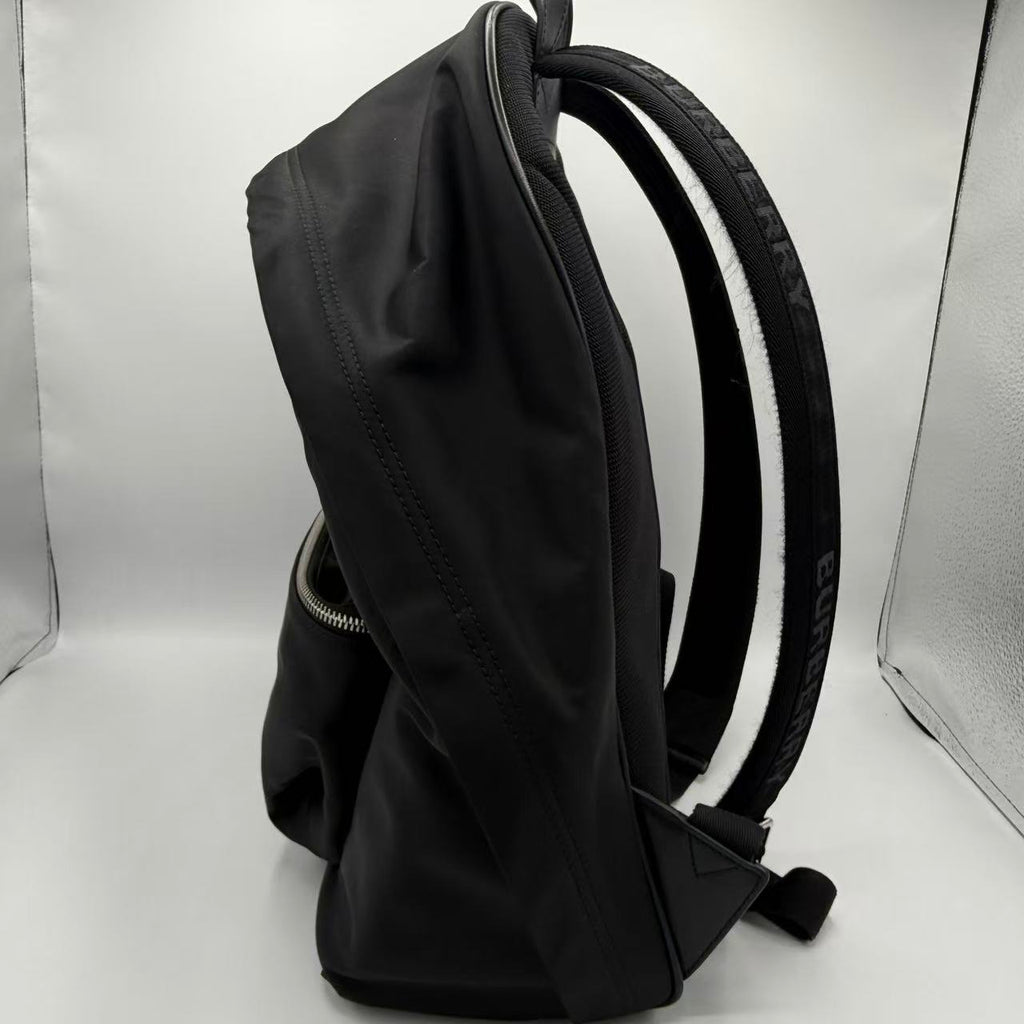 Black Nylon Backpack