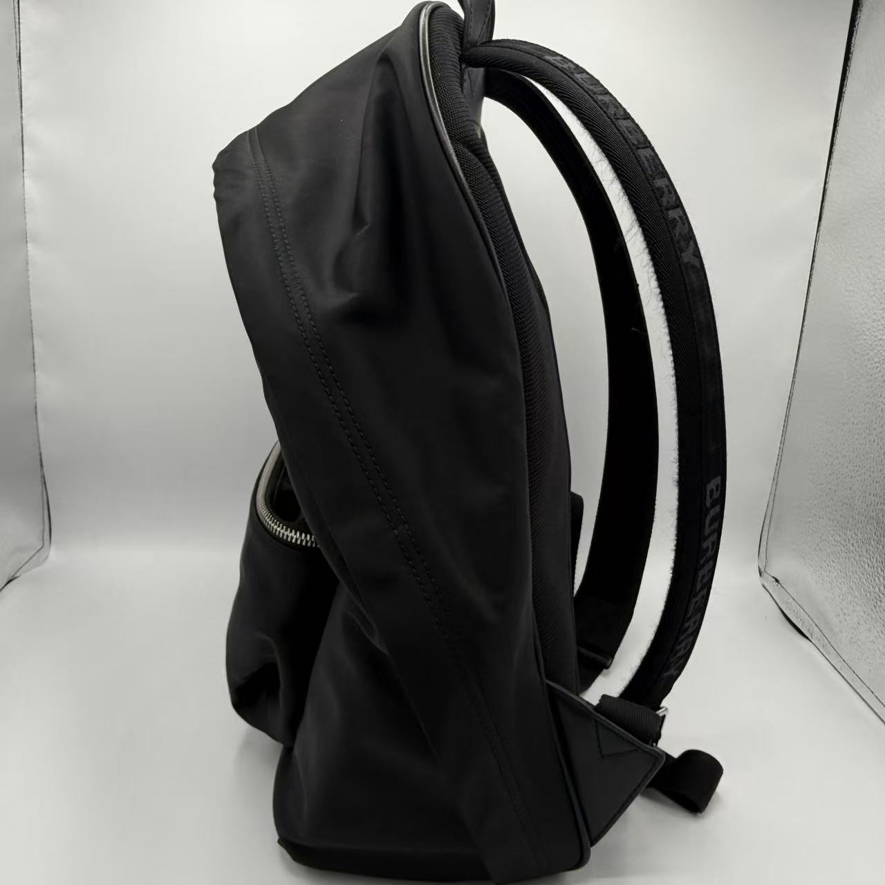 Black Nylon Backpack