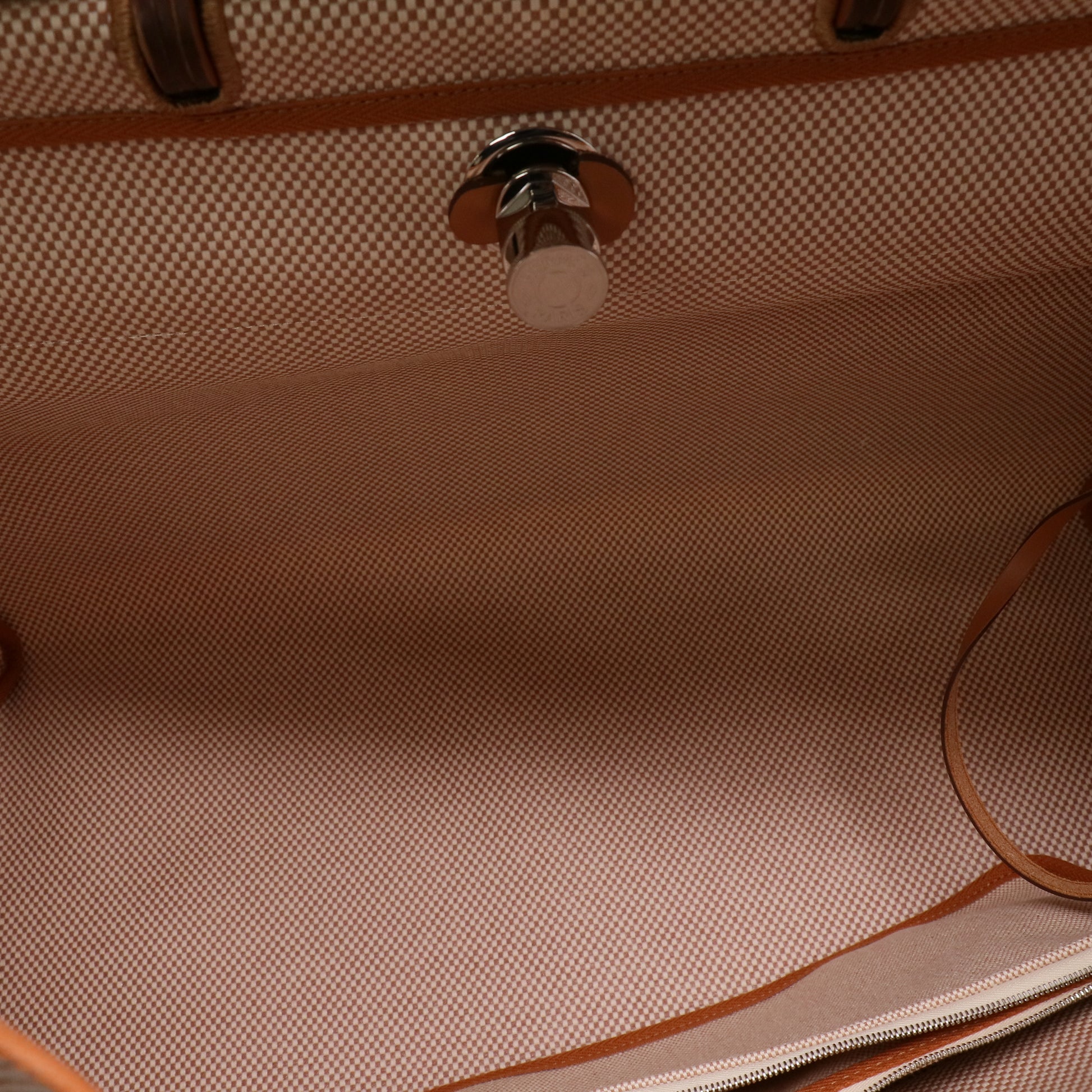 Hermès Toile GM Herbag Zip Cabine 50 twins LDZ882