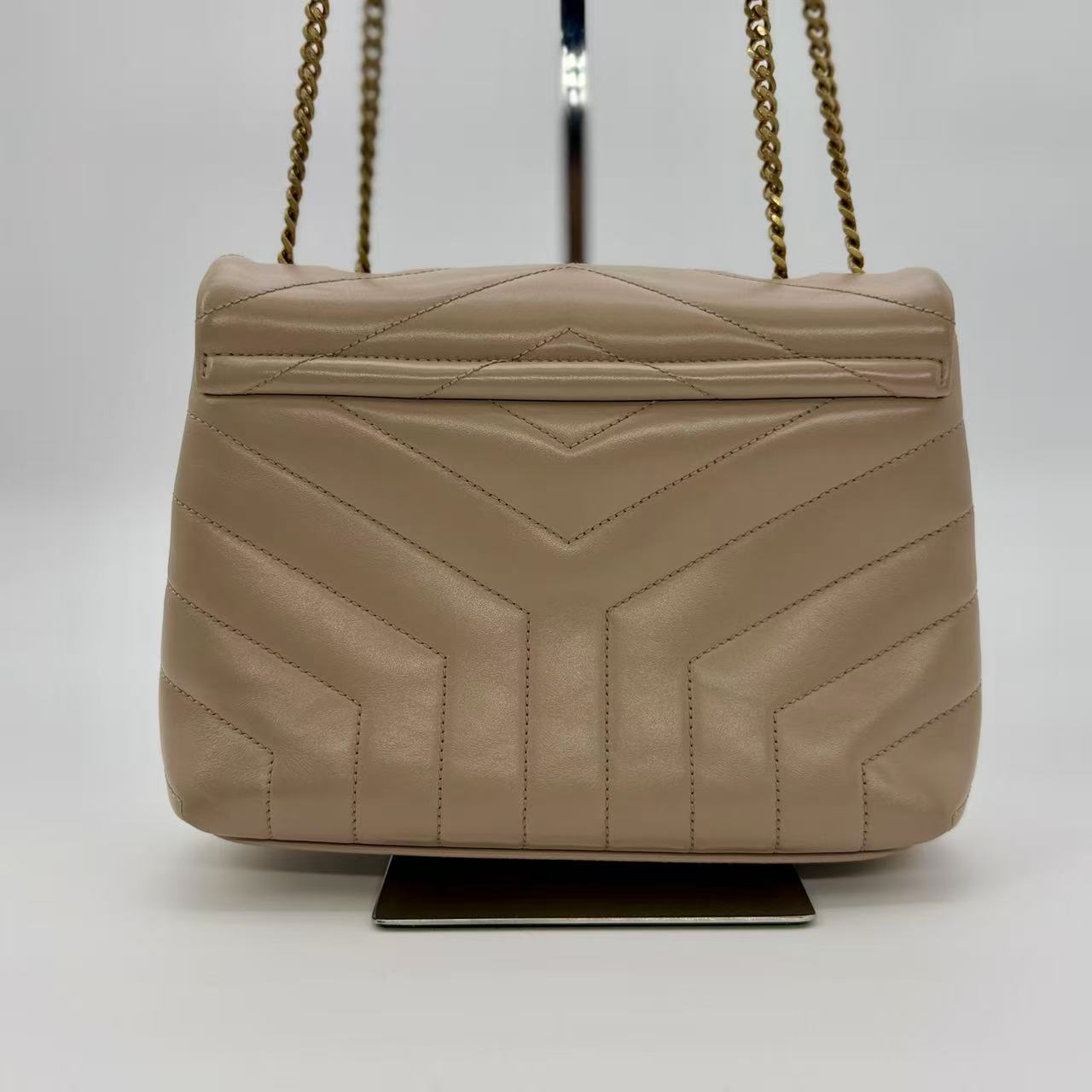 Loulou Shoulder Bag Matelasse Chevron Leather Small