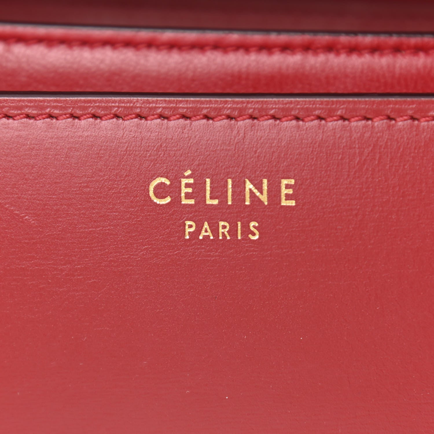 Box Calfskin Medium Classic Box Flap Bag Red twins