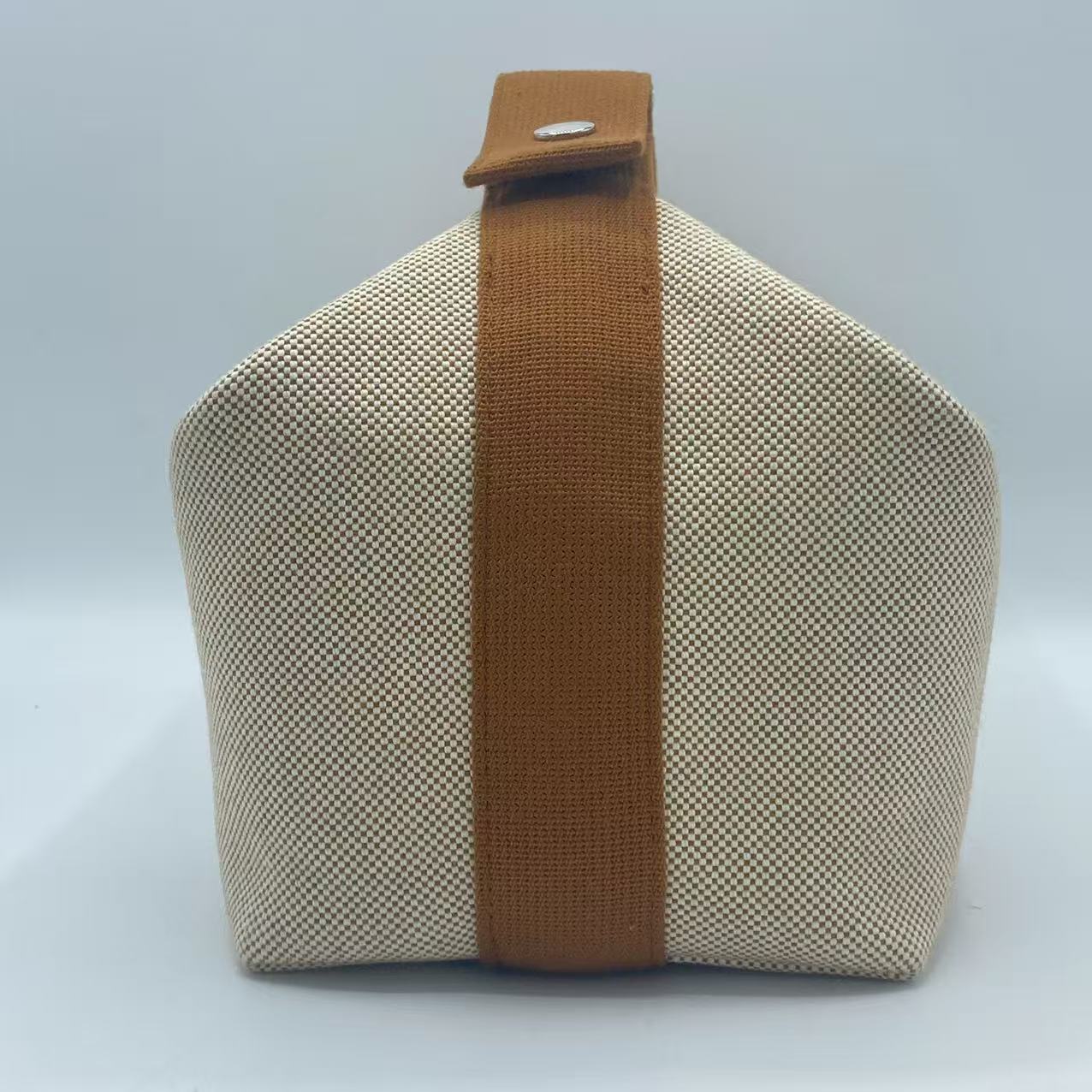 Hermès Toile Bride-A-Brac Cabriole Travel Case