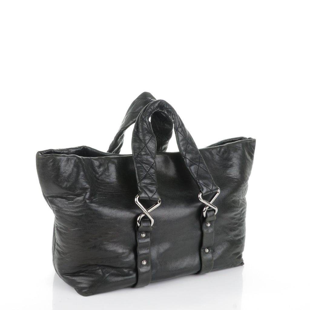 Black Reissue Eight Knots Tote Bag twins