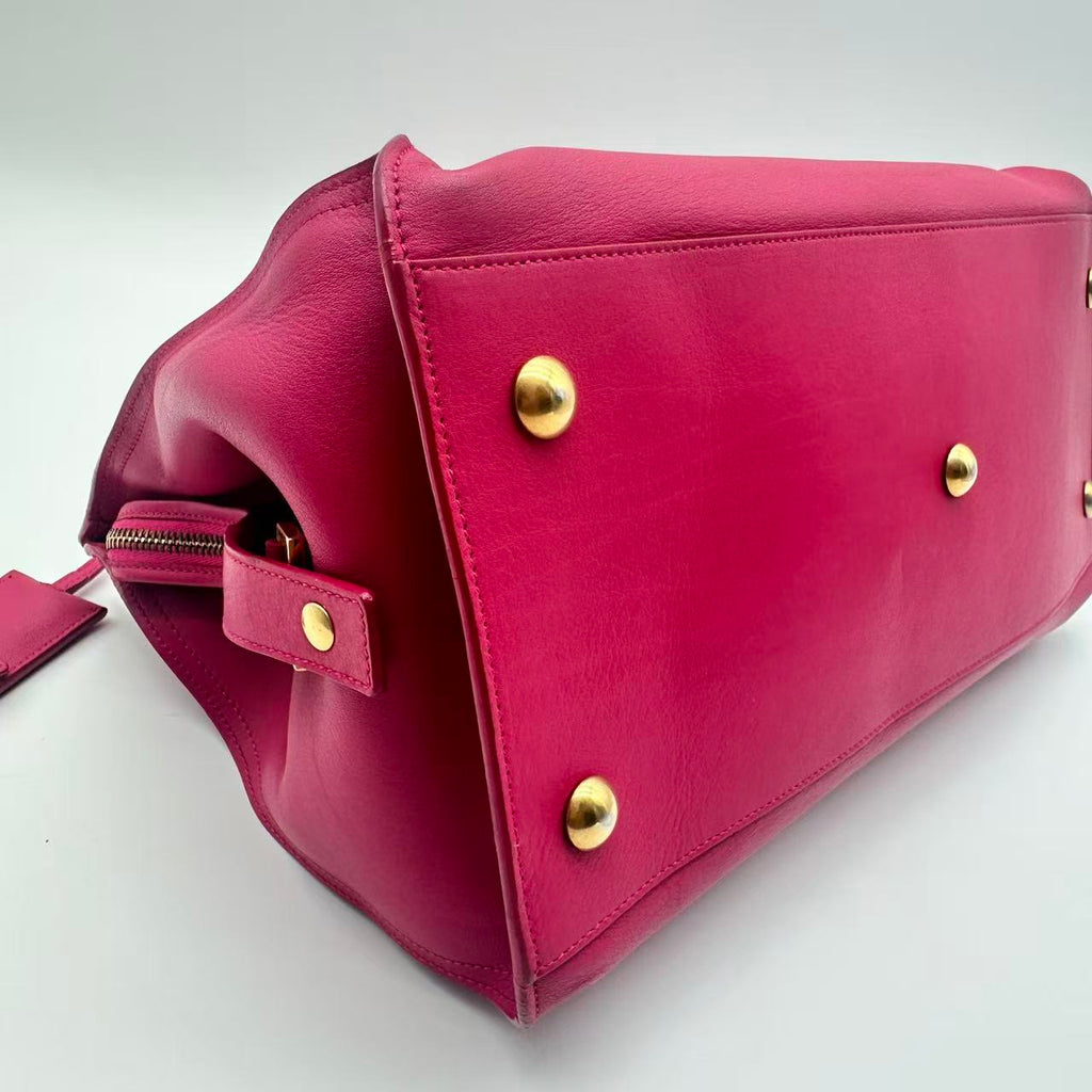 Leather Y Cabas Small