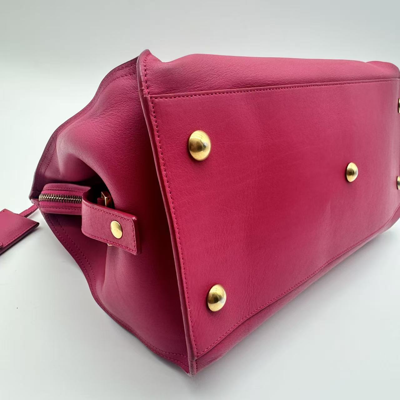 Leather Y Cabas Small