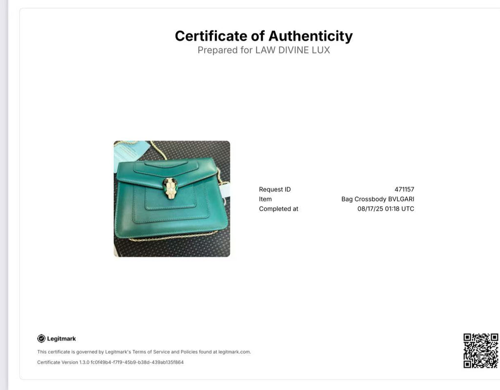 Bvlgari  Calfskin Serpenti Forever Shoulder Bag Tropical Turquoise